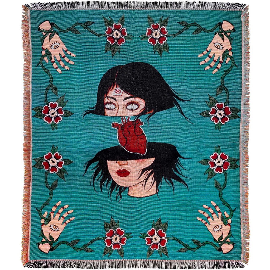 Detachment - Anatomical Heart Woven Blanket