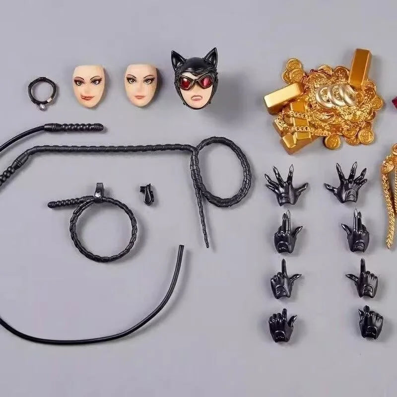 Catwoman DC Selina Kyle Batman Action Figures, Model Figurine Cartoon Anime Toys 15 CM